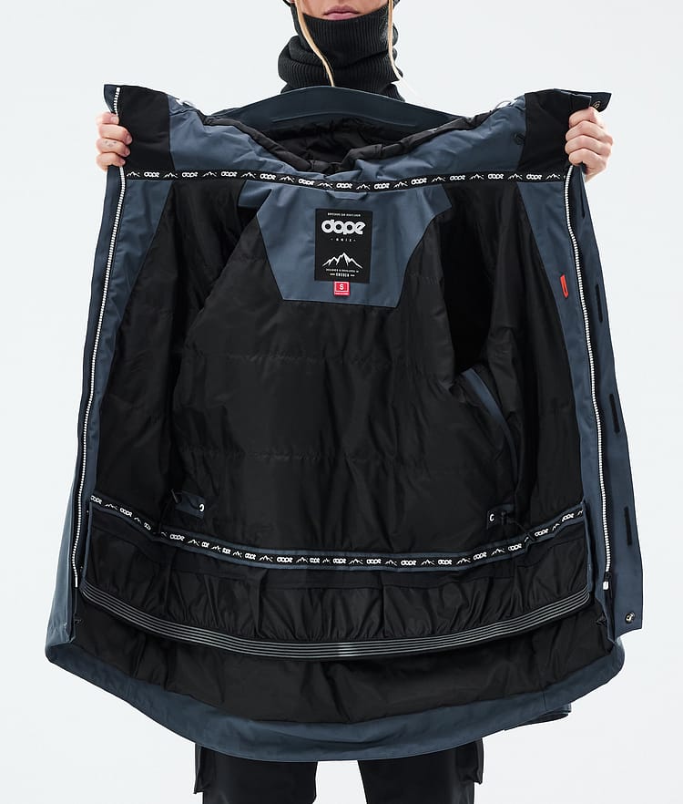 Dope Adept W Snowboard Jacket Women Metal Blue Renewed, Image 10 of 10