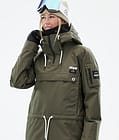 Dope Annok W Snowboardjacke Damen Olive Green Renewed, Bild 2 von 9