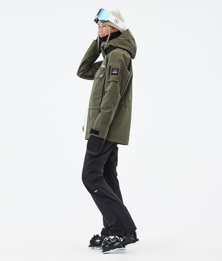 Dope Annok W Ski jas Dames Olive Green, Afbeelding 4 van 9