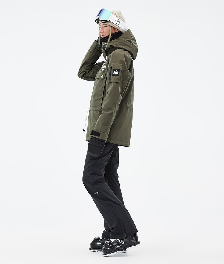 Dope Annok W Veste de Ski Femme Olive Green