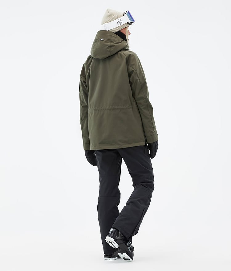 Dope Annok W Skijakke Dame Olive Green, Billede 5 af 9