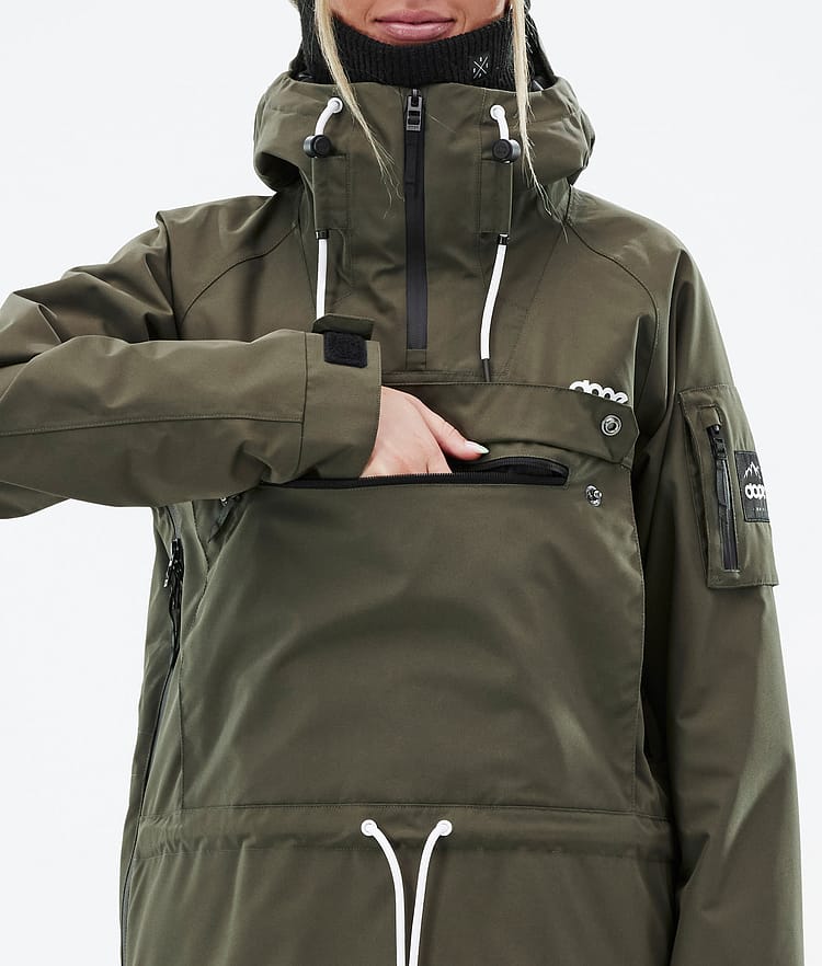 Dope Annok W Ski jas Dames Olive Green, Afbeelding 9 van 9