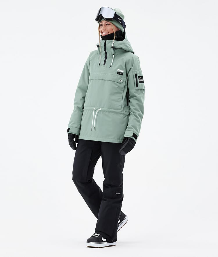 Dope Annok W Snowboard jas Dames Faded Green Renewed, Afbeelding 3 van 8