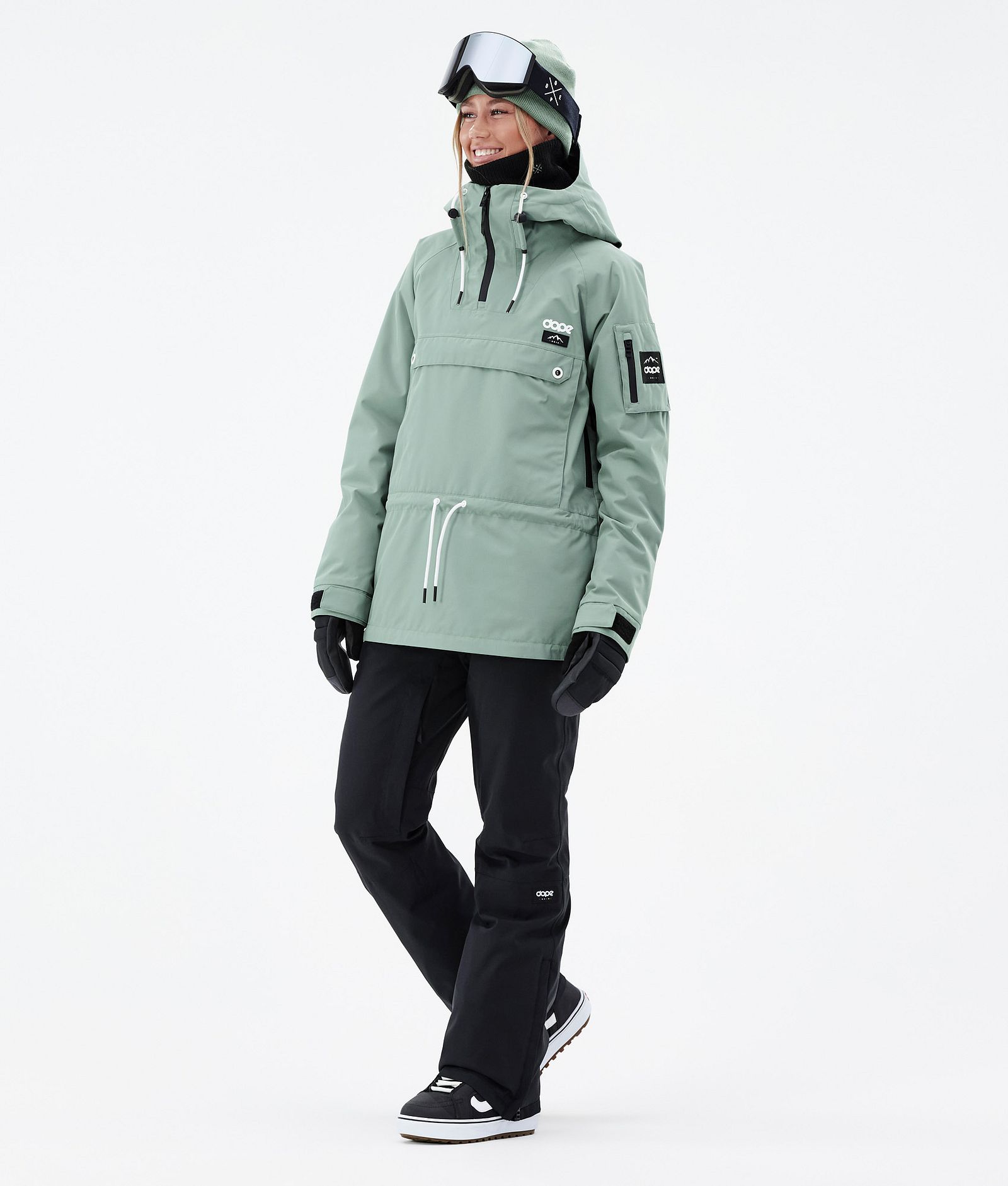 Dope Annok W Snowboard Jacket Women Faded Green