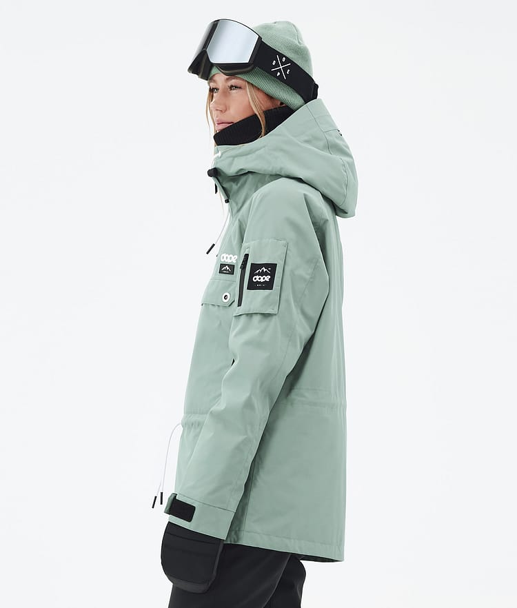 Dope Annok W Veste de Ski Femme Faded Green