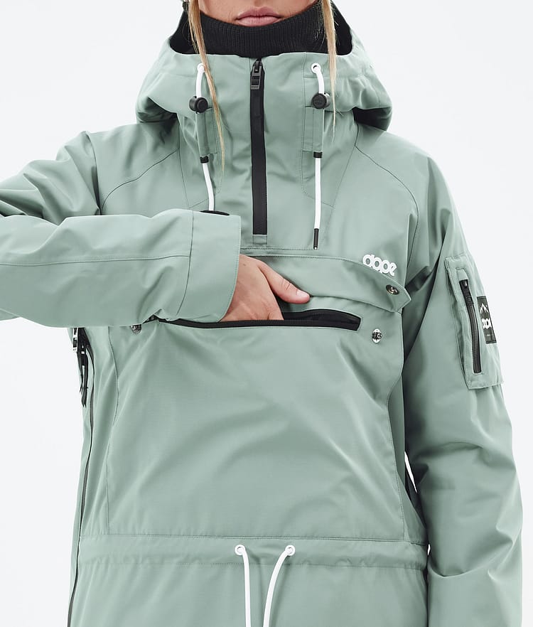 Dope Annok W Veste de Ski Femme Faded Green