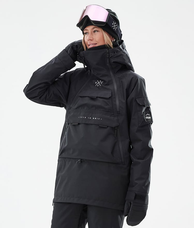 Dope Akin W Snowboard jas Dames Black Renewed, Afbeelding 1 van 9