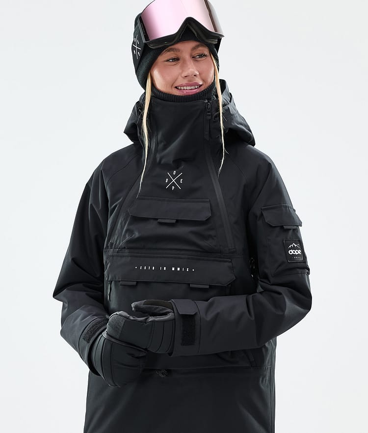 Dope Akin W Giacca Snowboard Donna Black, Immagine 2 di 10