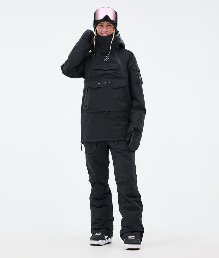 Dope Akin W Giacca Snowboard Donna Black, Immagine 3 di 10