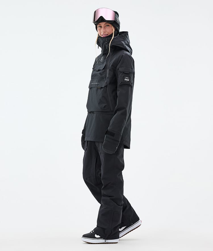 Dope Akin W Giacca Snowboard Donna Black, Immagine 4 di 10