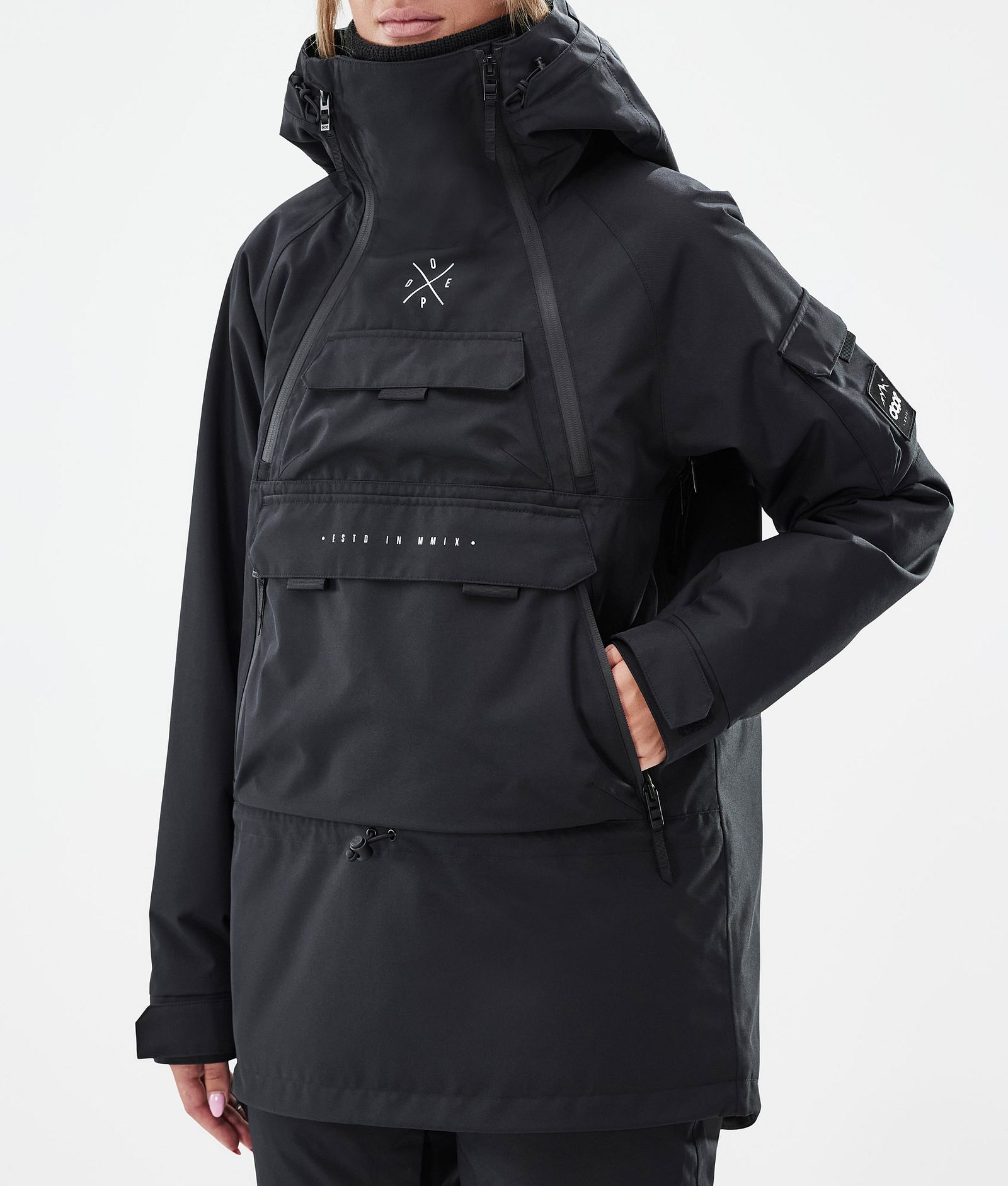 Dope Akin W Snowboardjacke Damen Black Renewed, Bild 8 von 9