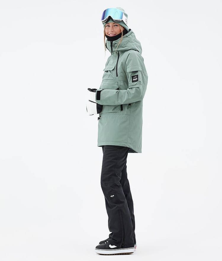 Dope Akin W Snowboard jas Dames Faded Green Renewed, Afbeelding 4 van 8
