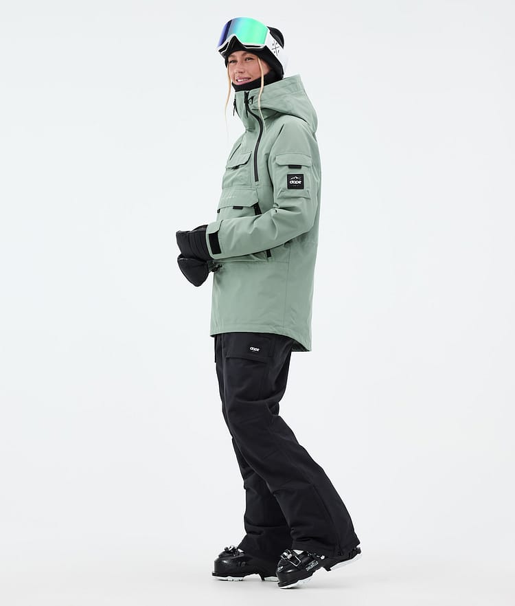 Dope Akin W Giacca Sci Donna Faded Green, Immagine 4 di 10