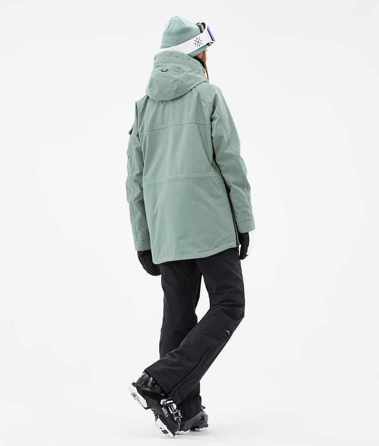 Dope Akin W Veste de Ski Femme Faded Green, Image 5 sur 8