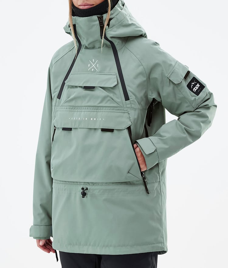 Dope Akin W Skijacke Damen Faded Green, Bild 8 von 8