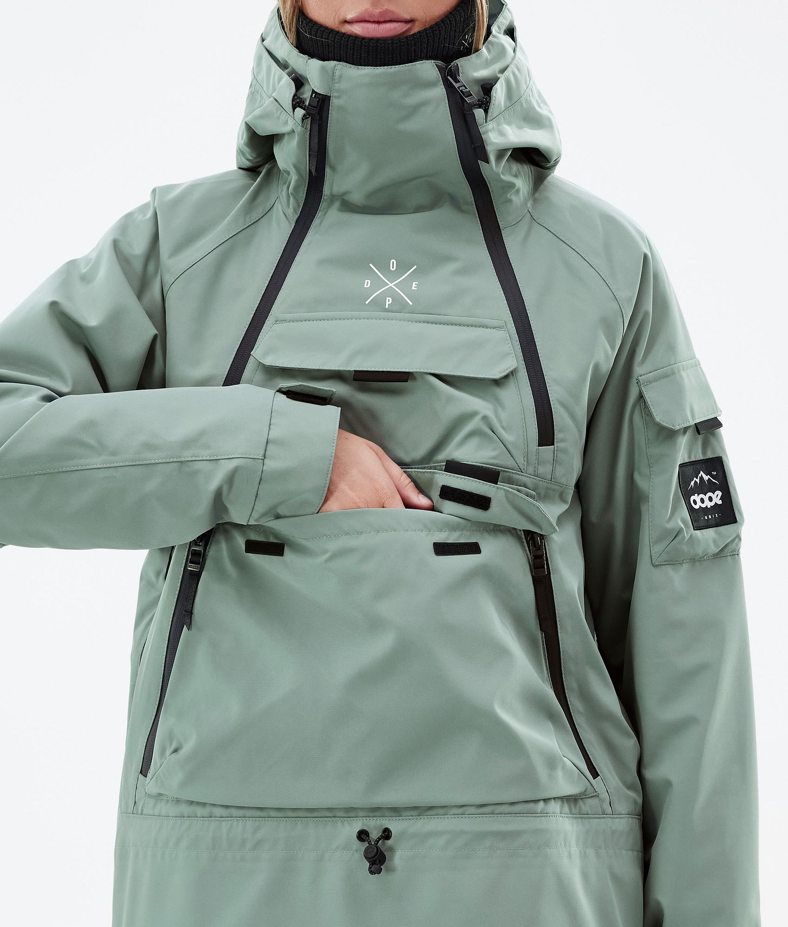 Dope Akin W Ski Jacket Women Faded Green, Image 8 of 8