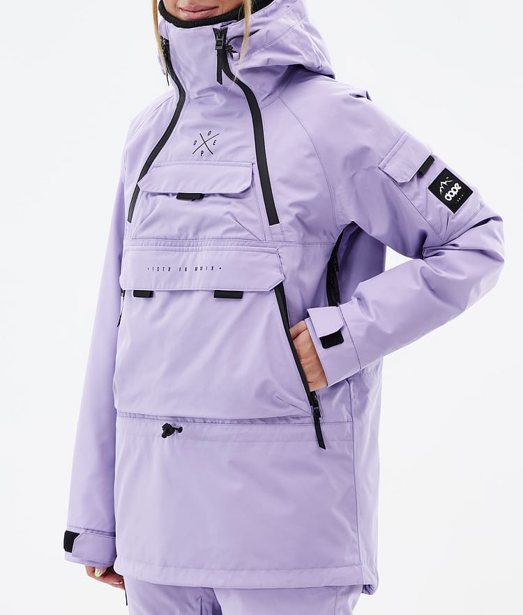 Dope Akin W Snowboard jas Dames Faded Violet Renewed, Afbeelding 8 van 8