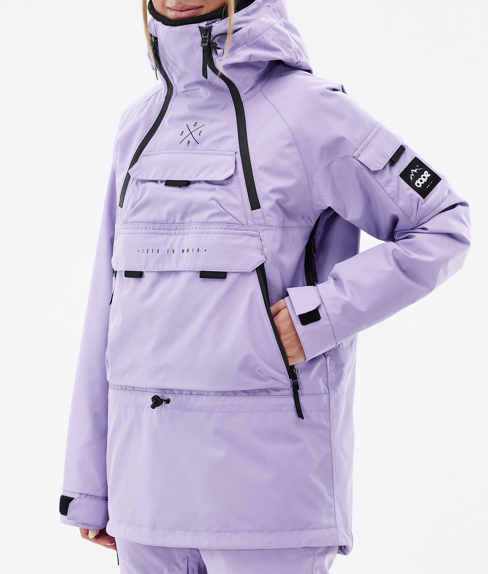 Dope Akin W Giacca Snowboard Donna Faded Violet, Immagine 7 di 8