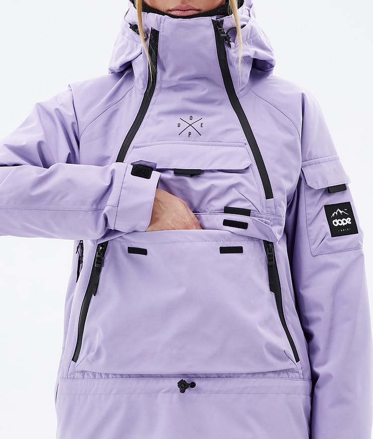 Dope Akin W Veste de Ski Femme Faded Violet, Image 9 sur 8