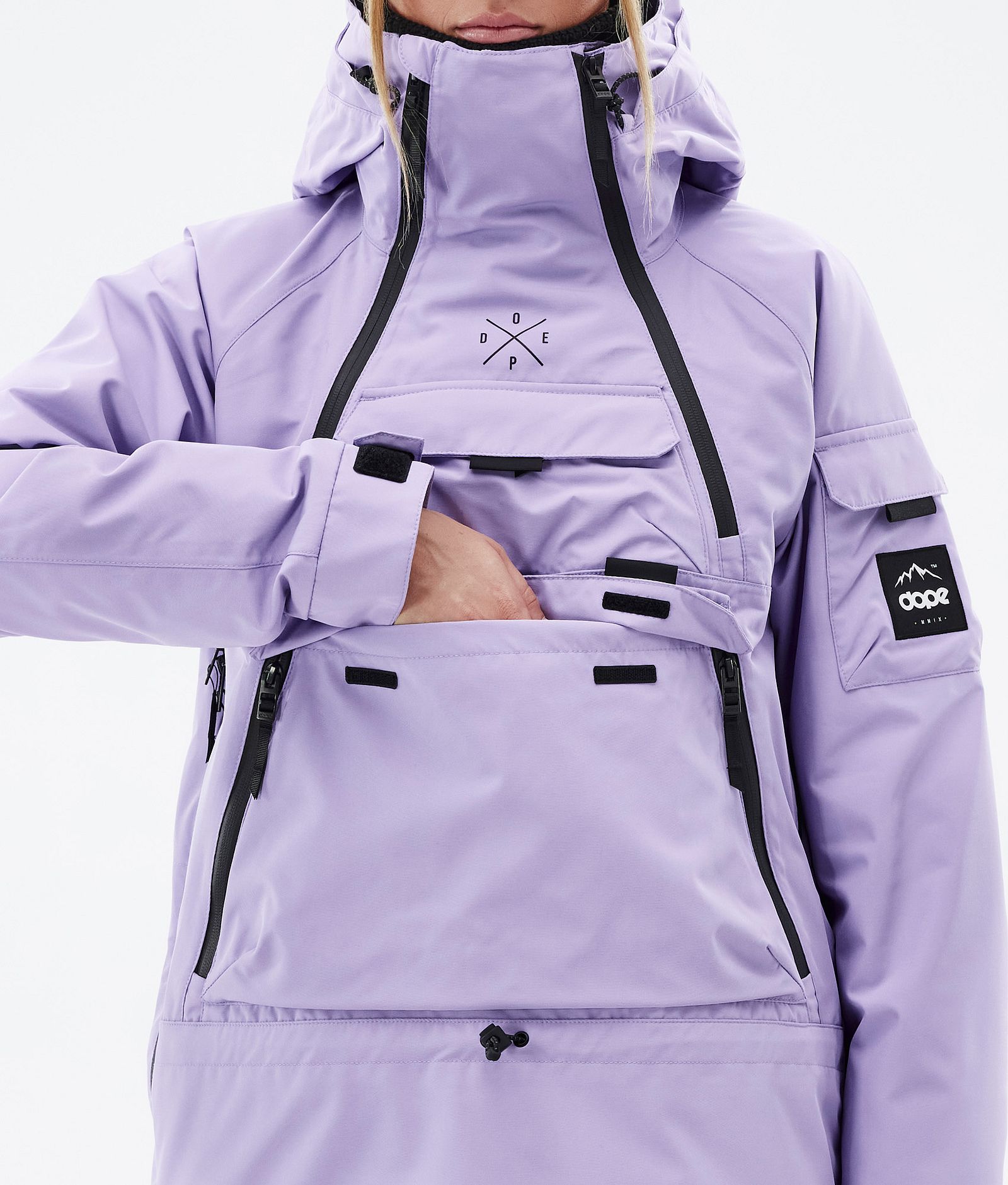 Dope Akin W Veste de Ski Femme Faded Violet, Image 8 sur 8