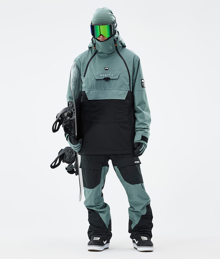 Montec Doom Snowboard jas Heren Atlantic/Black, Afbeelding 2 van 10