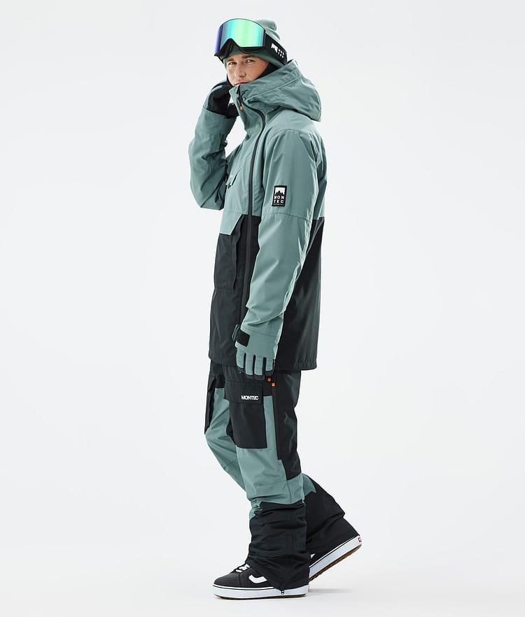 Montec Doom Snowboard jas Heren Atlantic/Black, Afbeelding 3 van 10