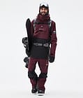 Montec Doom Veste Snowboard Homme Burgundy/Black, Image 3 sur 11