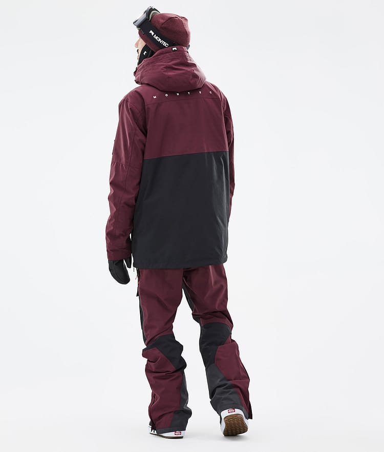 Montec Doom Snowboard jas Heren Burgundy/Black, Afbeelding 5 van 11
