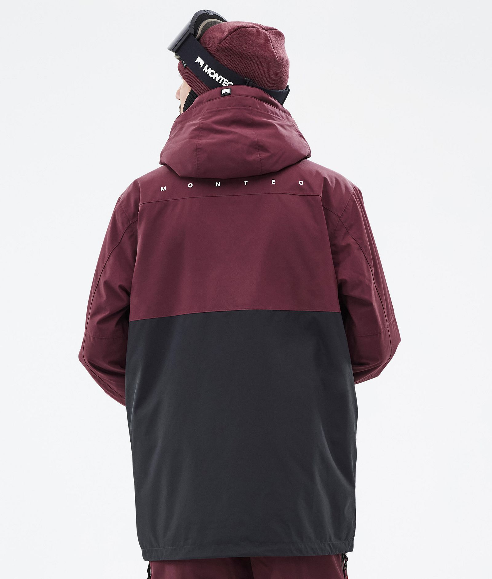 Montec Doom Veste Snowboard Homme Burgundy/Black, Image 7 sur 11