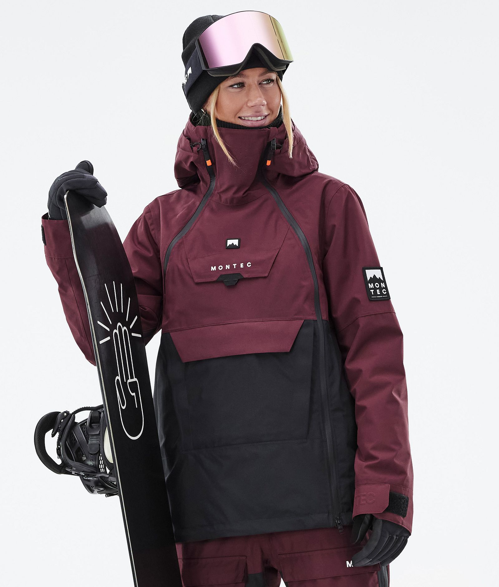 Montec Doom W Bunda na Snowboard Dámské Burgundy/Black Renewed, Obrázek 1 z 11