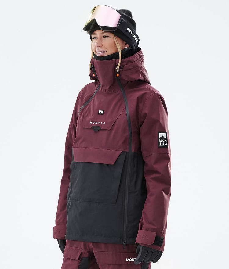 Montec Doom W Ski jas Dames Burgundy/Black, Afbeelding 1 van 11