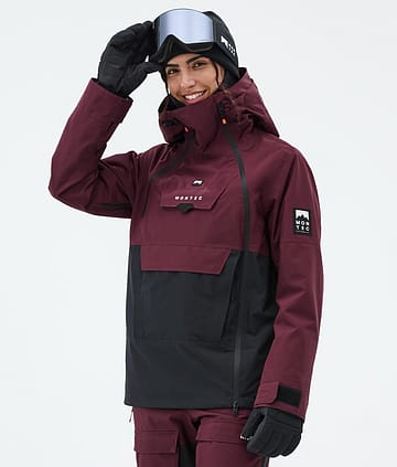 Montec Doom W Kurtka Snowboardowa Kobiety Burgundy/Black