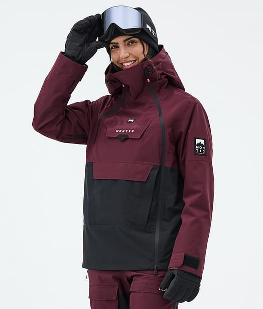 Montec Doom W Snowboard jas Dames Burgundy/Black