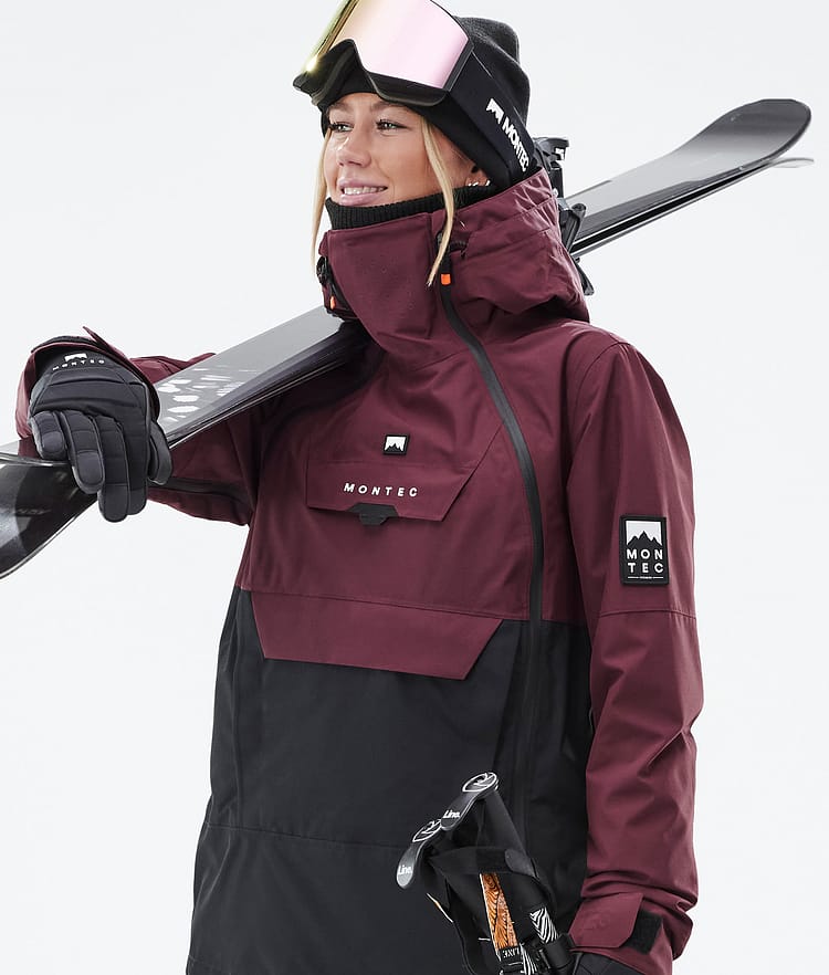 Montec Doom W Ski jas Dames Burgundy/Black, Afbeelding 2 van 11