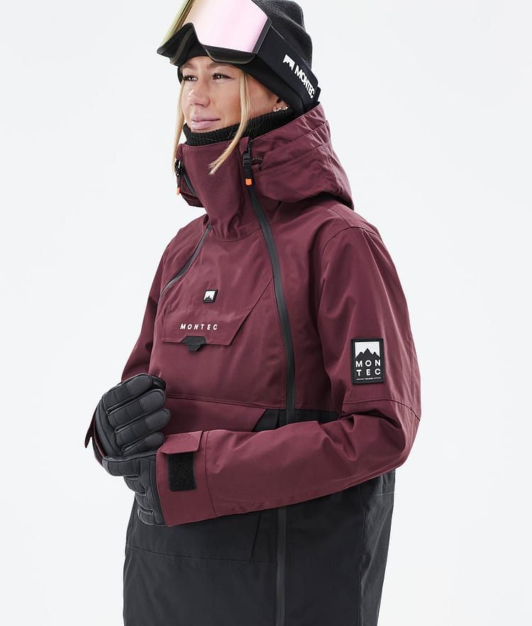 Montec Doom W Snowboard Jacket Women Burgundy/Black Renewed, Image 2 of 11