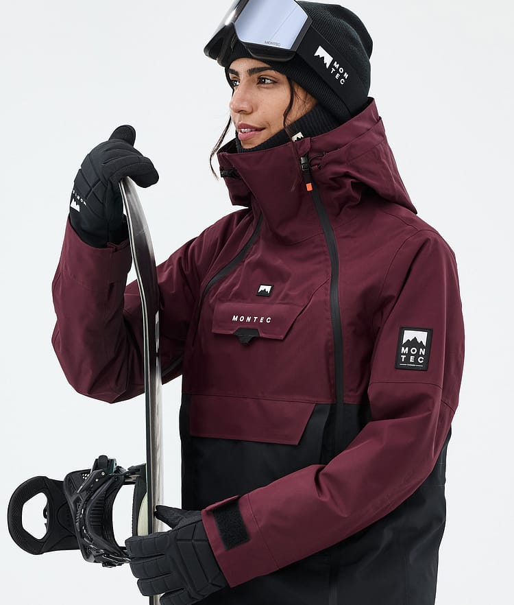 Montec Doom W Snowboard jas Dames Burgundy/Black, Afbeelding 2 van 11