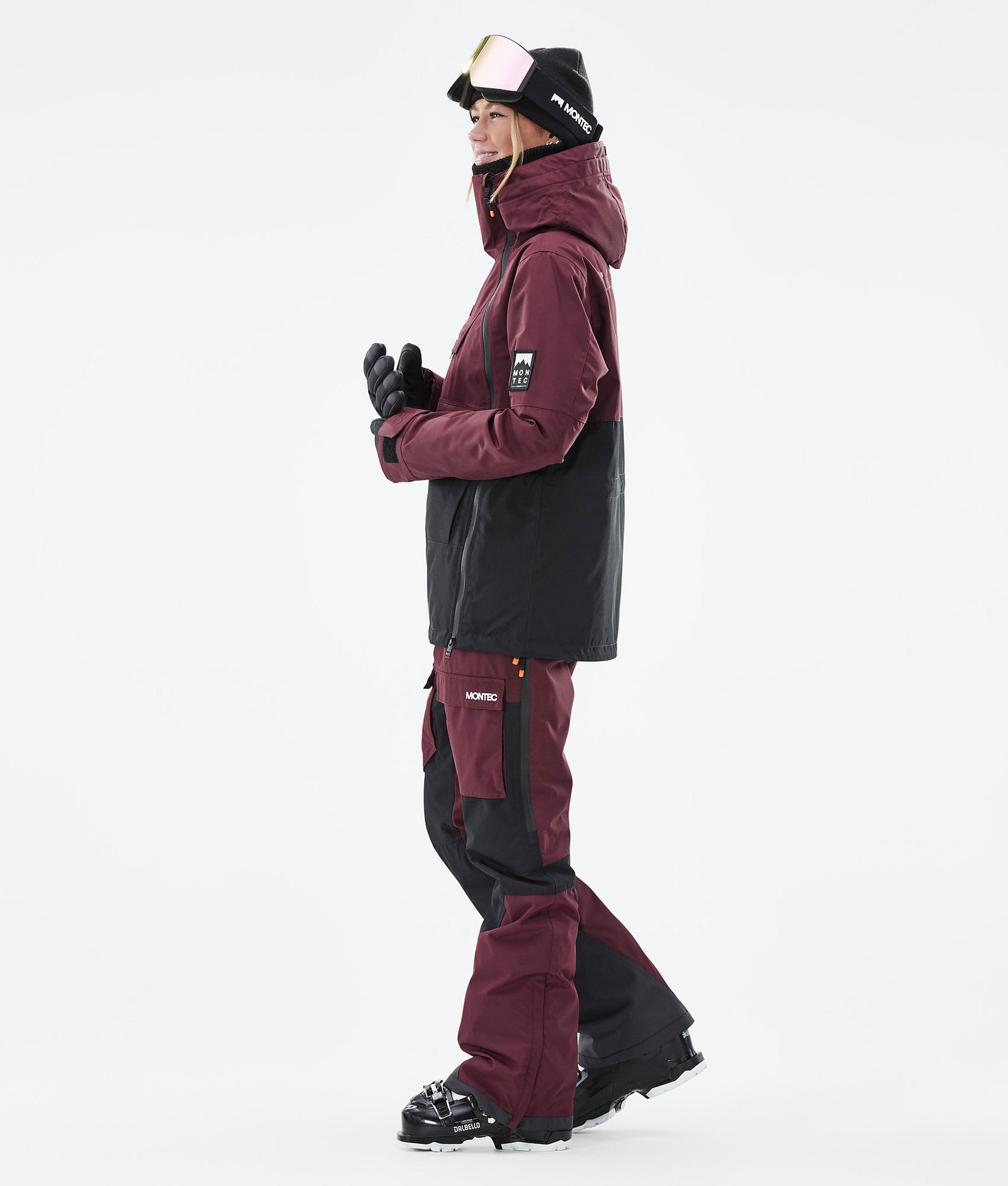 Montec Doom W Veste de Ski Femme Burgundy/Black, Image 4 sur 11