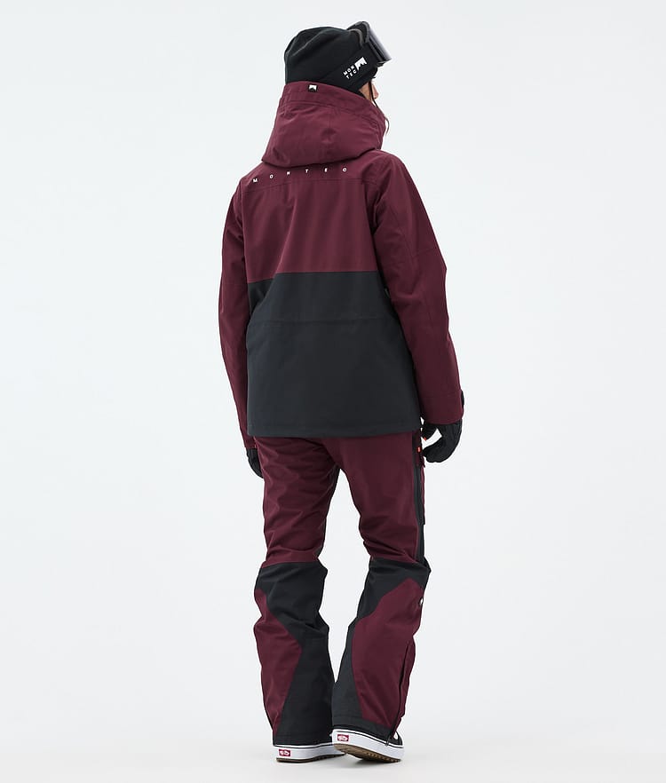 Montec Doom W Snowboard jas Dames Burgundy/Black, Afbeelding 5 van 11