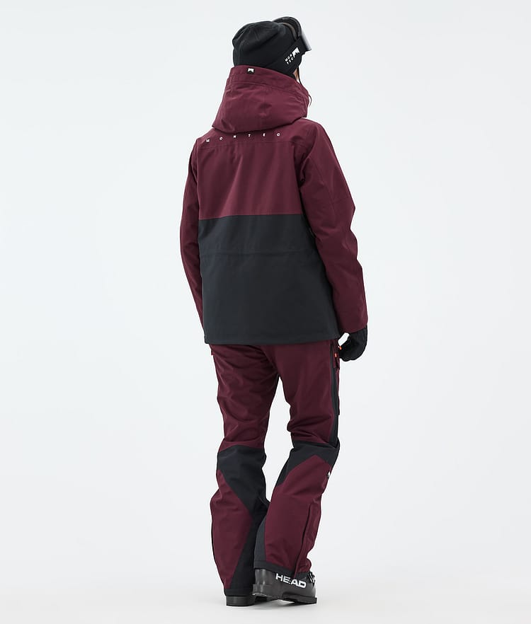 Montec Doom W Ski jas Dames Burgundy/Black, Afbeelding 5 van 11