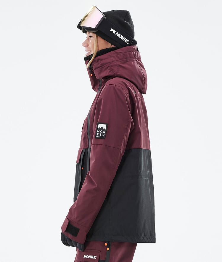 Montec Doom W Snowboardjacke Damen Burgundy/Black Renewed, Bild 6 von 11