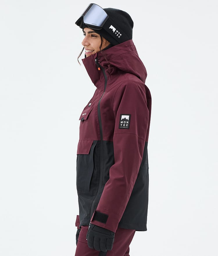 Montec Doom W Snowboard jas Dames Burgundy/Black, Afbeelding 6 van 11