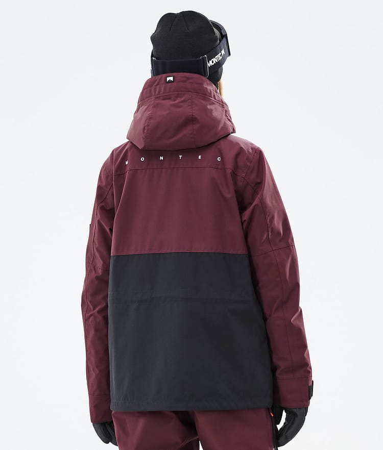 Montec Doom W Snowboardjakke Dame Burgundy/Black Renewed, Billede 7 af 11