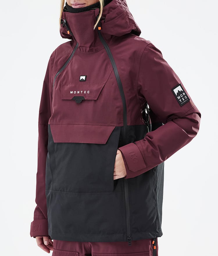 Montec Doom W Veste de Ski Femme Burgundy/Black, Image 8 sur 11