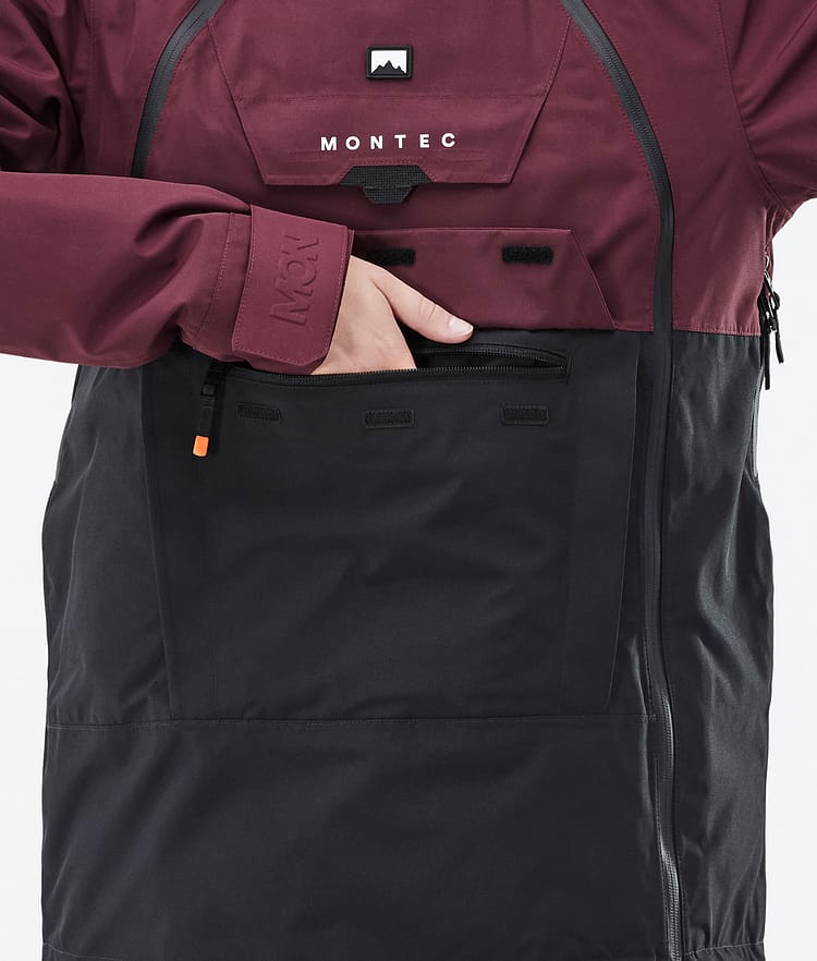 Montec Doom W Veste de Ski Femme Burgundy/Black