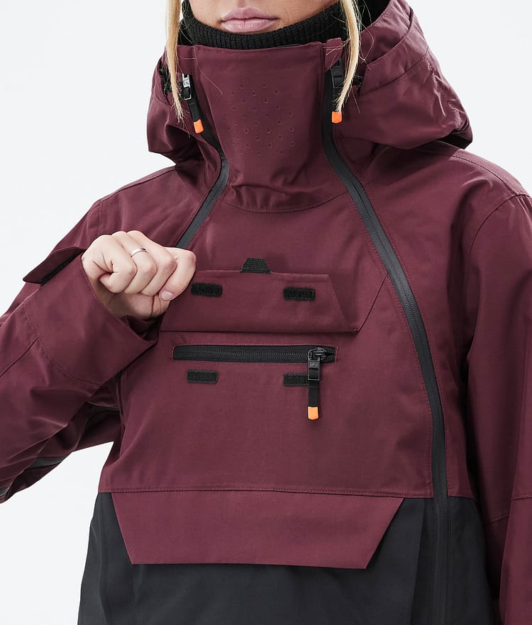 Montec Doom W Ski Jacket Women Burgundy/Black