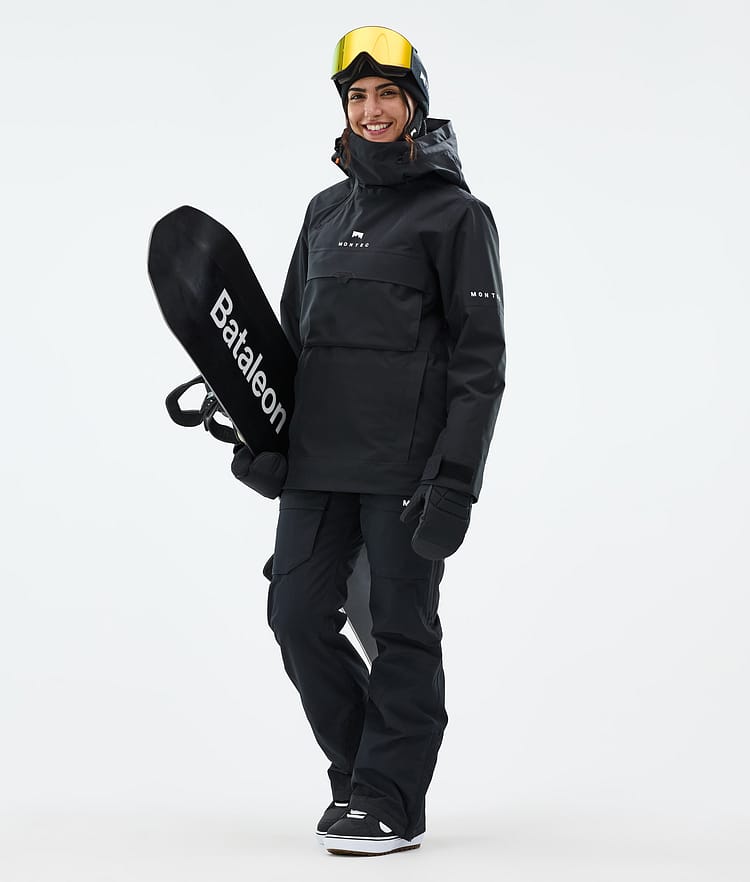 Montec Dune W Snowboard jas Dames Black, Afbeelding 3 van 9