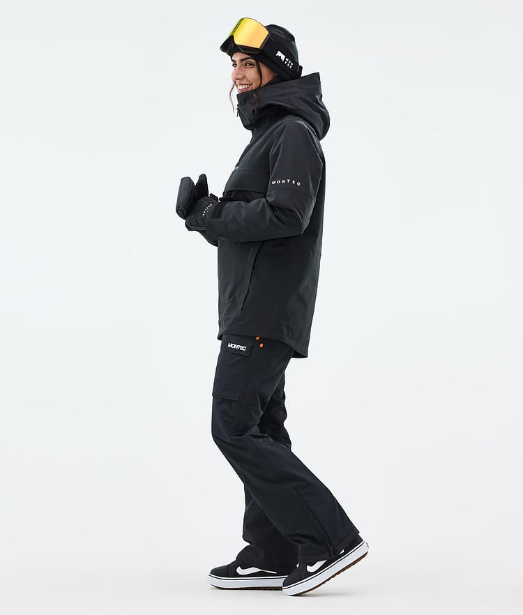 Montec Dune W Snowboard jas Dames Black, Afbeelding 4 van 9