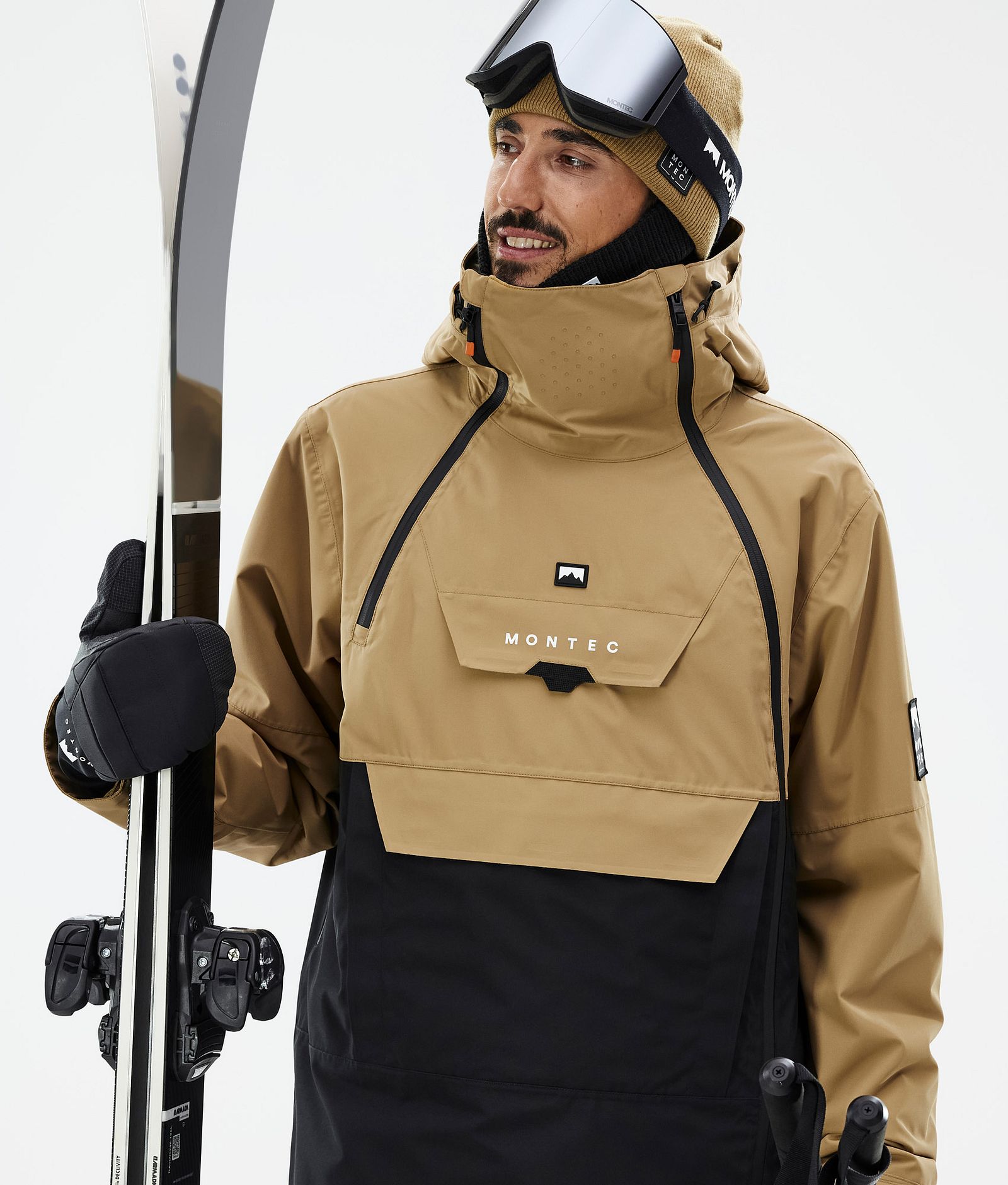 Montec Doom Veste de Ski Homme Gold/Black, Image 2 sur 11