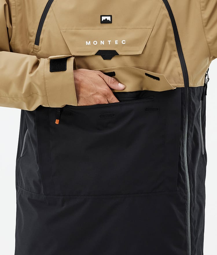 Montec Doom Ski jas Heren Gold/Black, Afbeelding 9 van 11