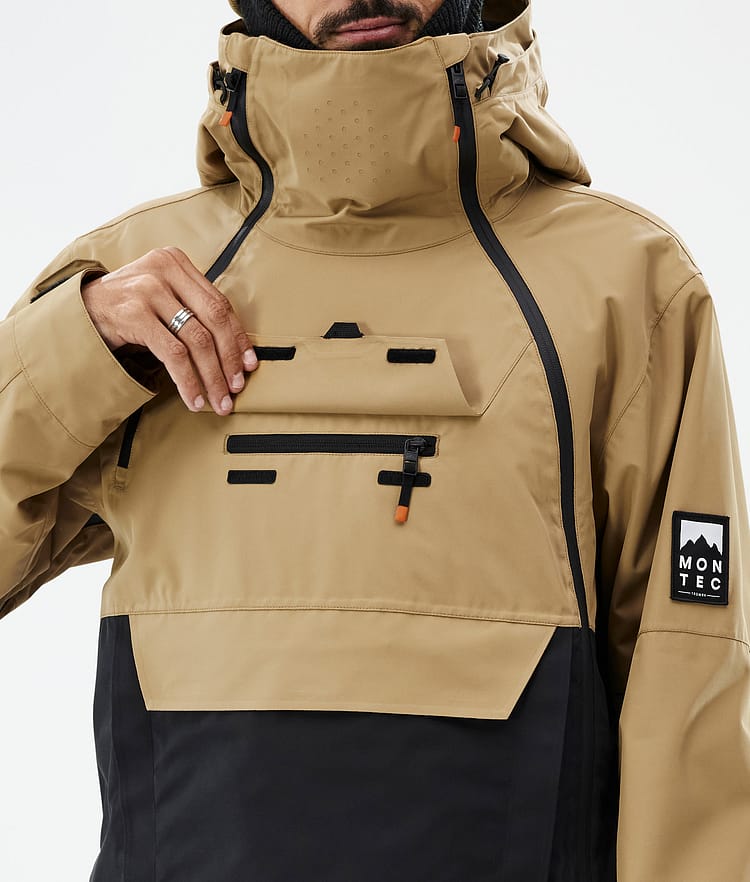 Montec Doom Ski jas Heren Gold/Black, Afbeelding 10 van 11